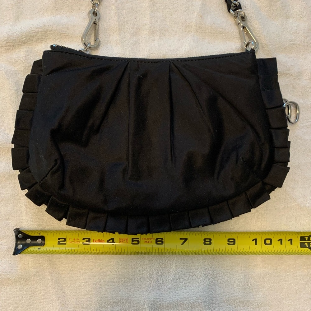 Bebe Satin Ruffle Bag - Picture 11 of 16